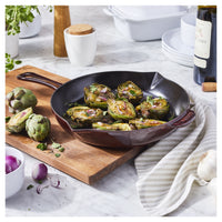 STAUB Pans 26 cm / 10 inch Cast Iron Frying Pan, Grenadine-Red-1