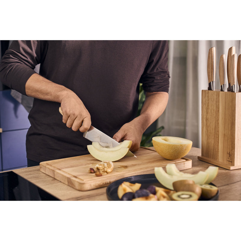 HENCKELS Pakka 7 Piece, Knife Block Set, Nature-2