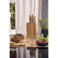 HENCKELS Pakka 7 Piece, Knife Block Set, Nature-1