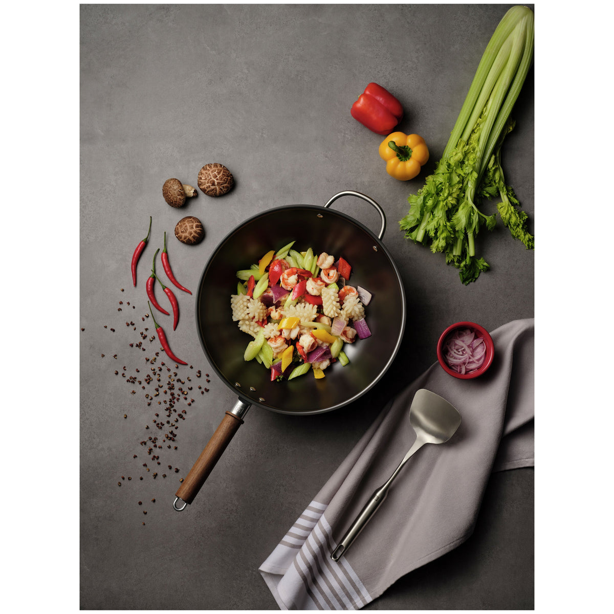 ZWILLING Dragon 32 cm / 12.5 inch Carbon Steel Wok