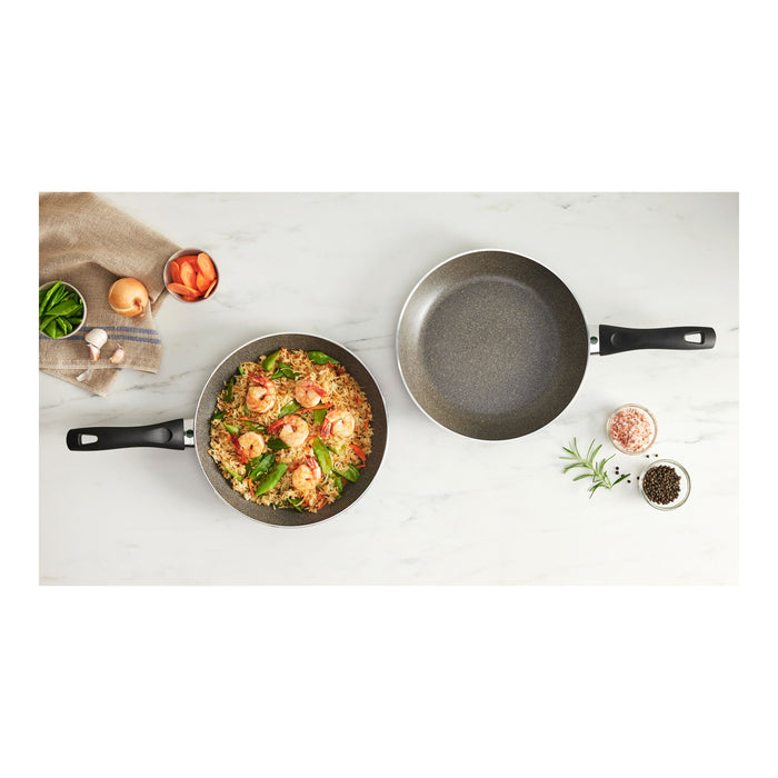 ZWILLING Bologna Granitium 2 Piece Aluminum Fry Pan Set