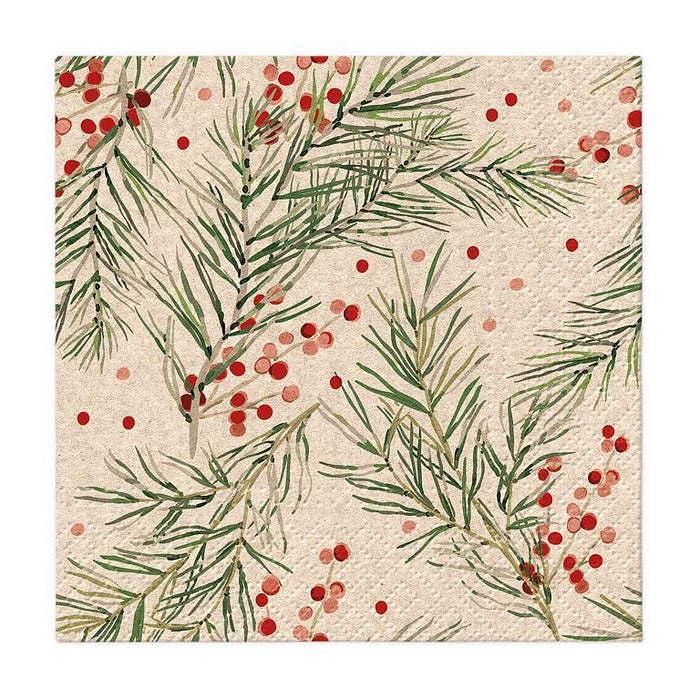Holly and Berries, Napkins 20Pk