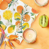 Citrus & Bees Cocktail Napkins, 20 Pack