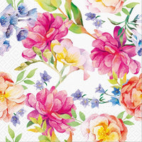 Orchids & Peonies (L) Napkins, 20 Pack