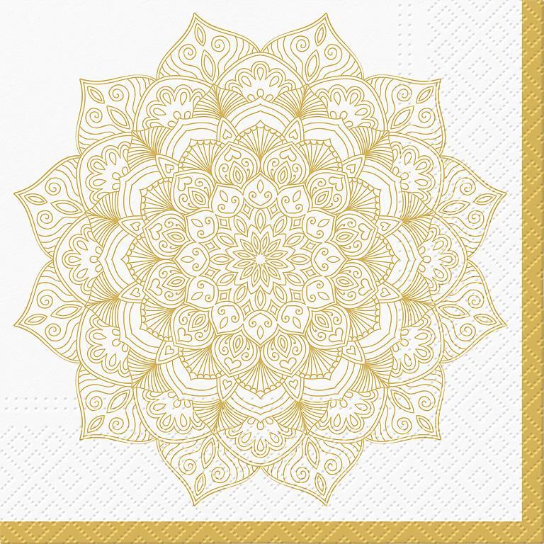 Mandala Luncheon Napkin, 20pk.