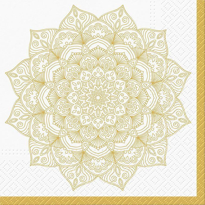 Mandala Luncheon Napkin, 20pk.