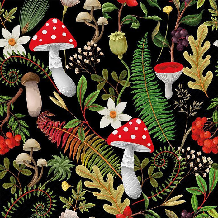 Dark Forest Napkins. Pack of 20