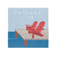 Cottage Life Paper Cocktail Napkin 20Pk