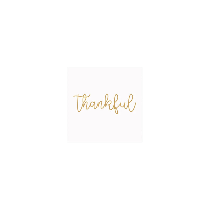 Thankful Printed Lunch Napkin, 20pk