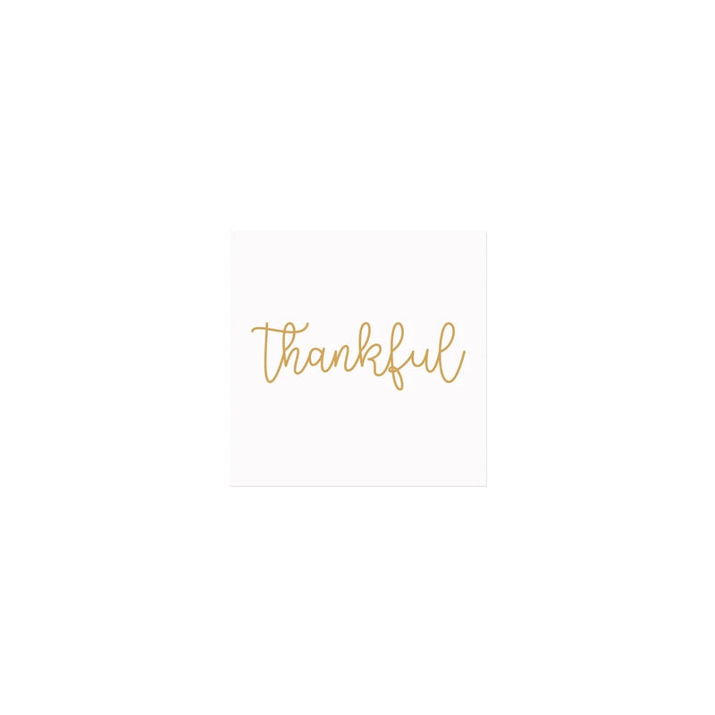 Thankful Printed Lunch Napkin, 20pk