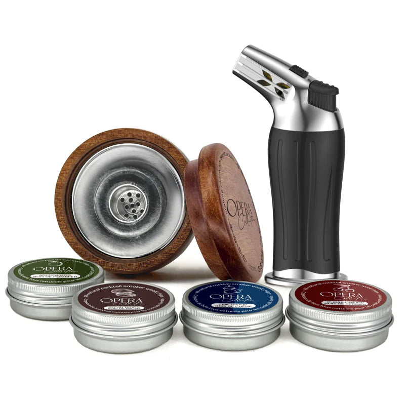 Mahogany Cocktail Smoker Set, 7 pc.