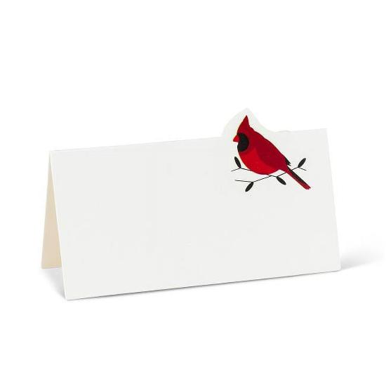 Cardinal Fold Place card