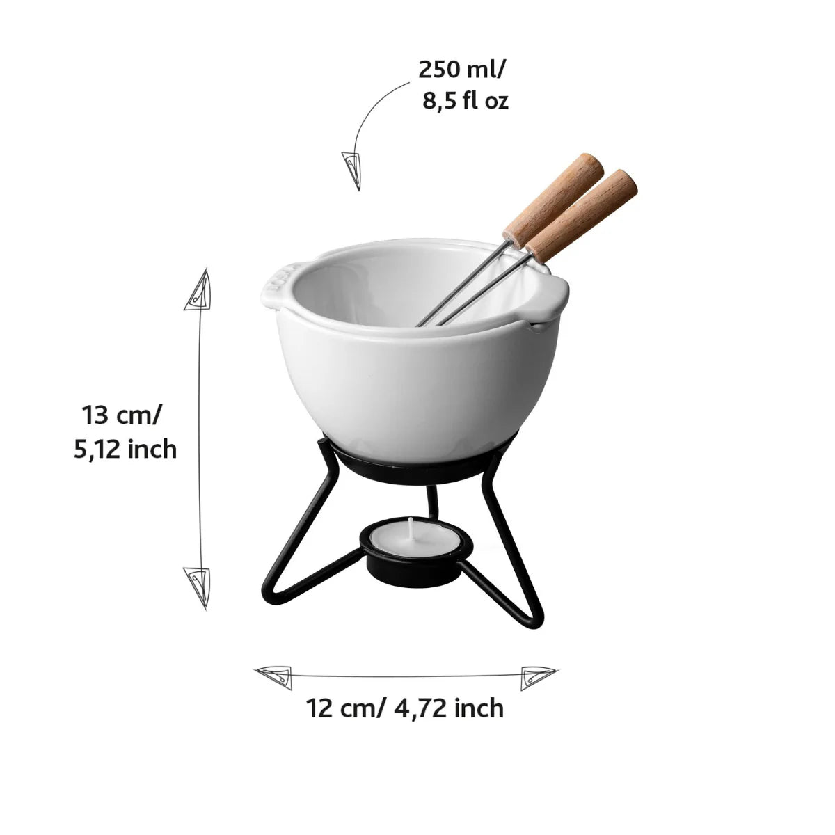 Choco Fondue Petit Marie – 8.5 fl oz