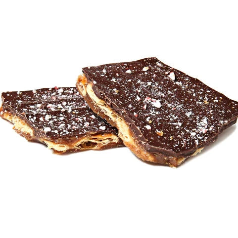 Dark Chocolate Peppermint Toffee Crunch, 180g (Copy)