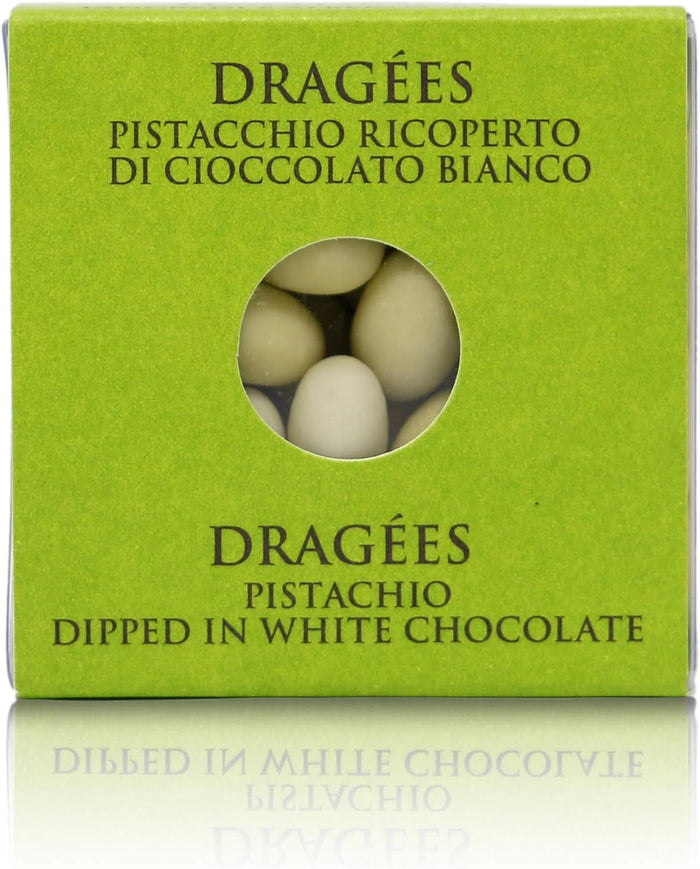 Pistachio dipped in White Chocolate, 120gm Gift Box