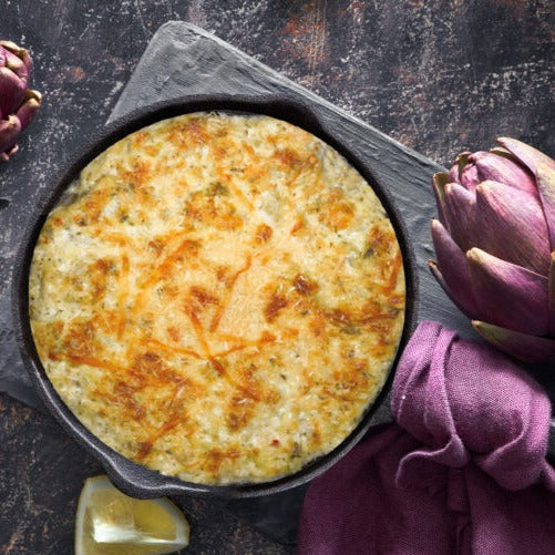 Parmesan Artichoke Dip Skillet