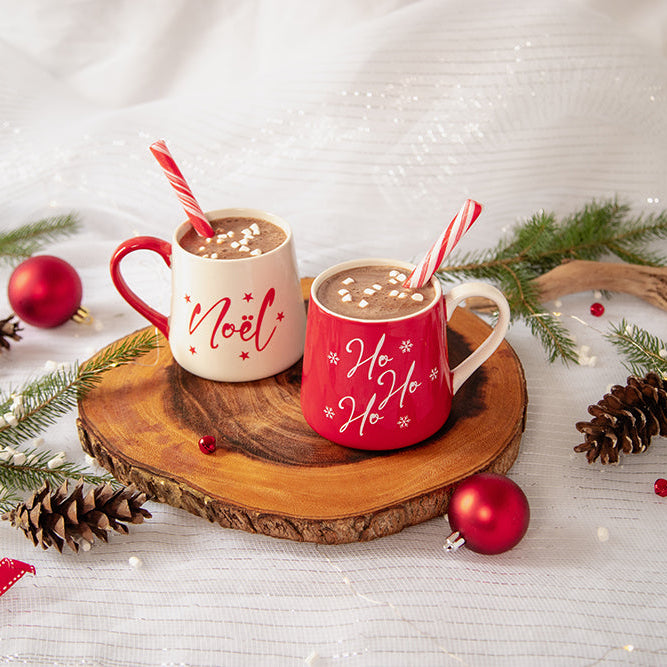 HOHOHO Hot Chocolate Mug Set