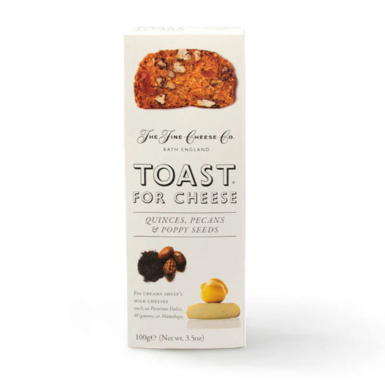 Quince, Pecan & Poppy Seed Toast for Cheese