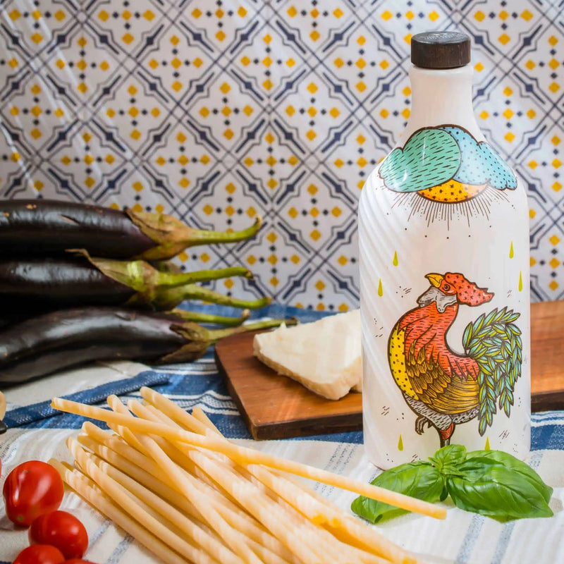 The Rooster-Ceramic Jar Coratina, 500ml