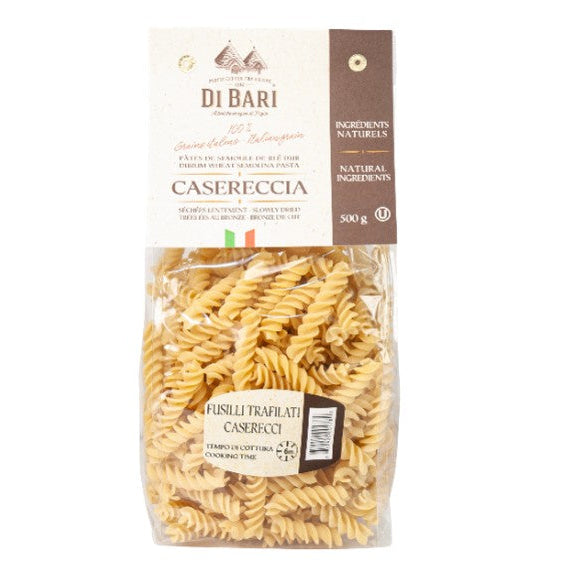 Package of Di Bari Casereccia pasta on a white background