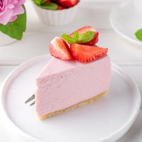 No Bake Strawberry Cream Pie