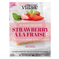 No Bake Strawberry Cream Pie