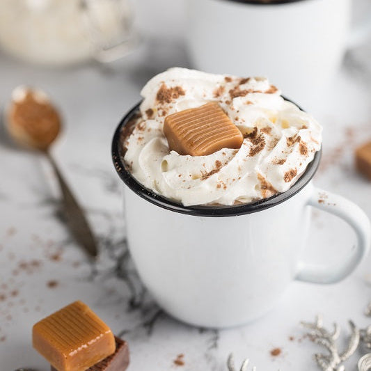 Salted Caramel Hot Chocolate-No Sugar Added