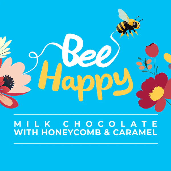 'Bee Happy' Honeycomb & Caramel Gift Bar