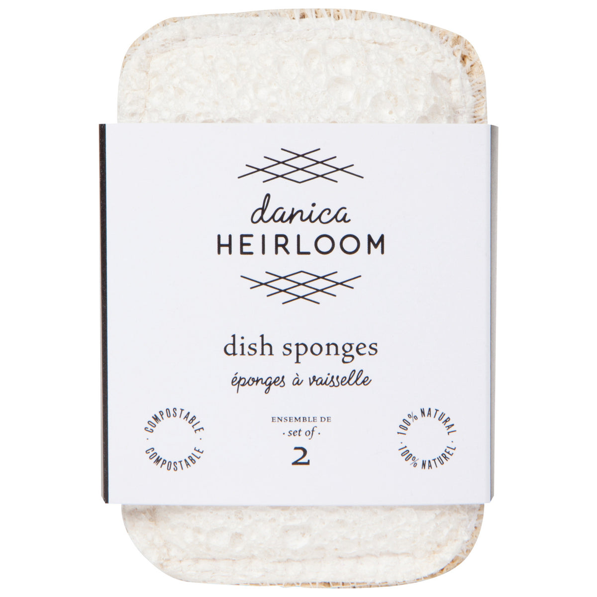 Maison Natural Sponges, Set of 2