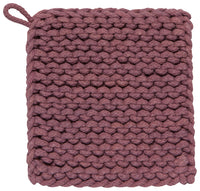 Knit Pot Holders, Assorted Colours