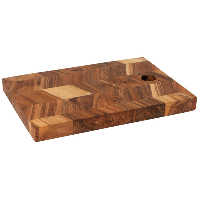 Acacia Chevron Board, 10 in