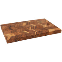 Acacia Chevron Board, 15.5 in