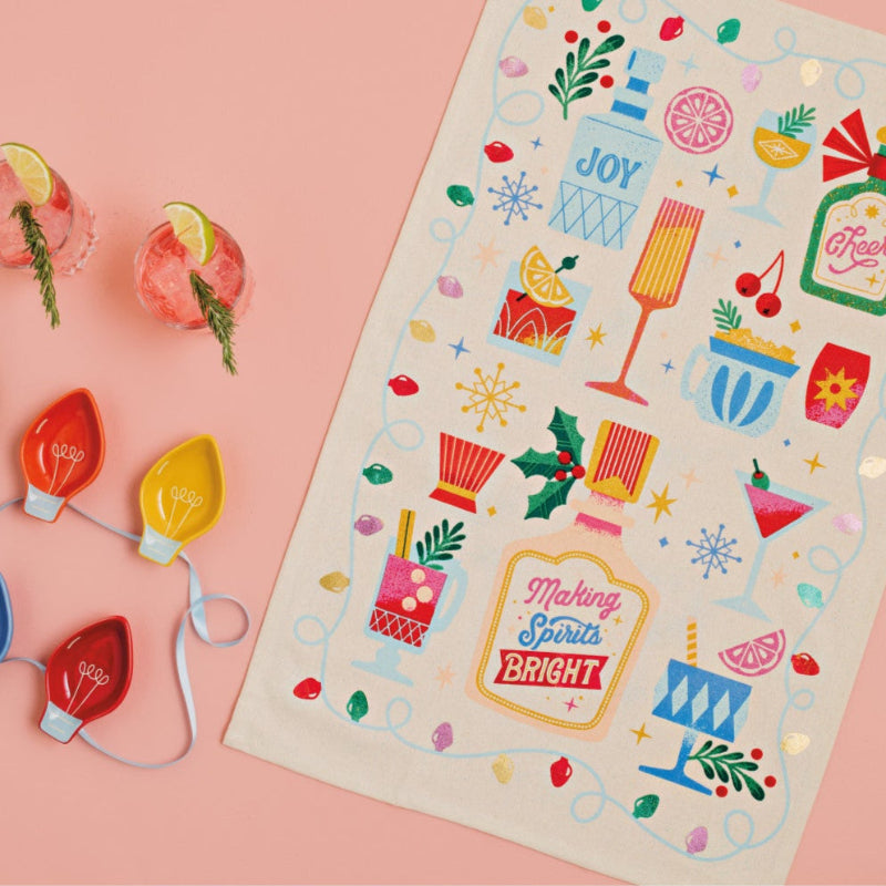 Spirits Bright Tea Towel