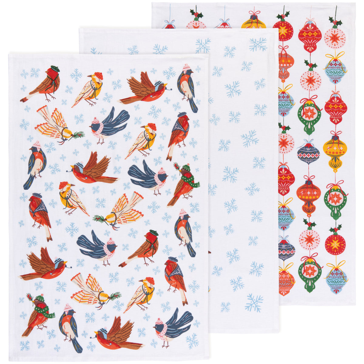 Seasons Tweetings Dishtowel Set of 3