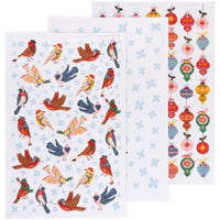 Seasons Tweetings Dishtowel Set of 3