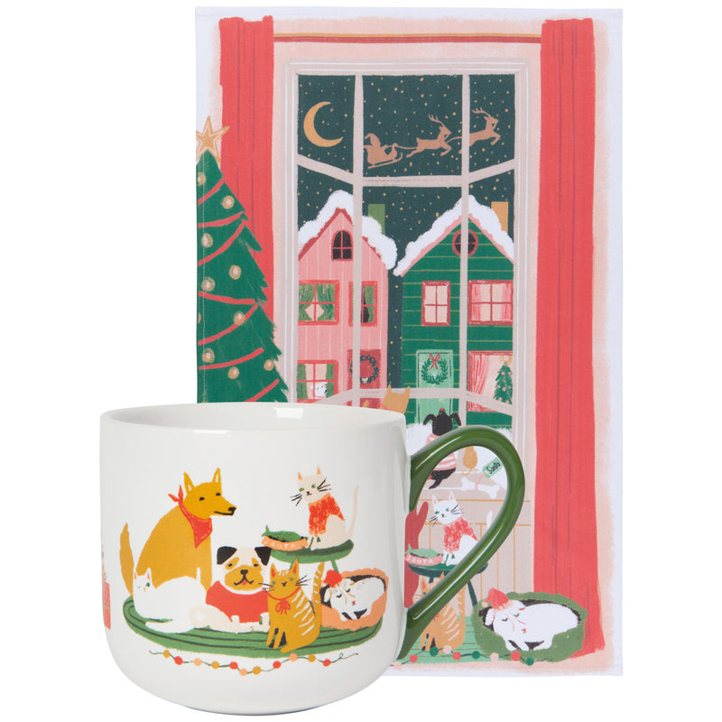 Waiting for Santa Mug & Sock Set