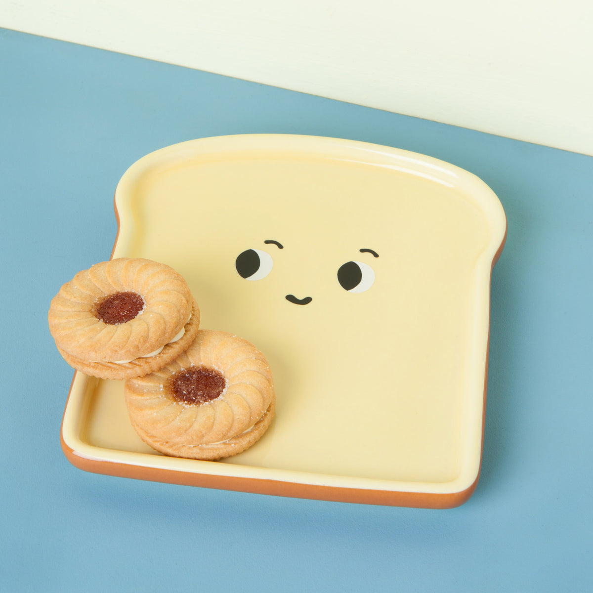 Funny Food Toast Plate