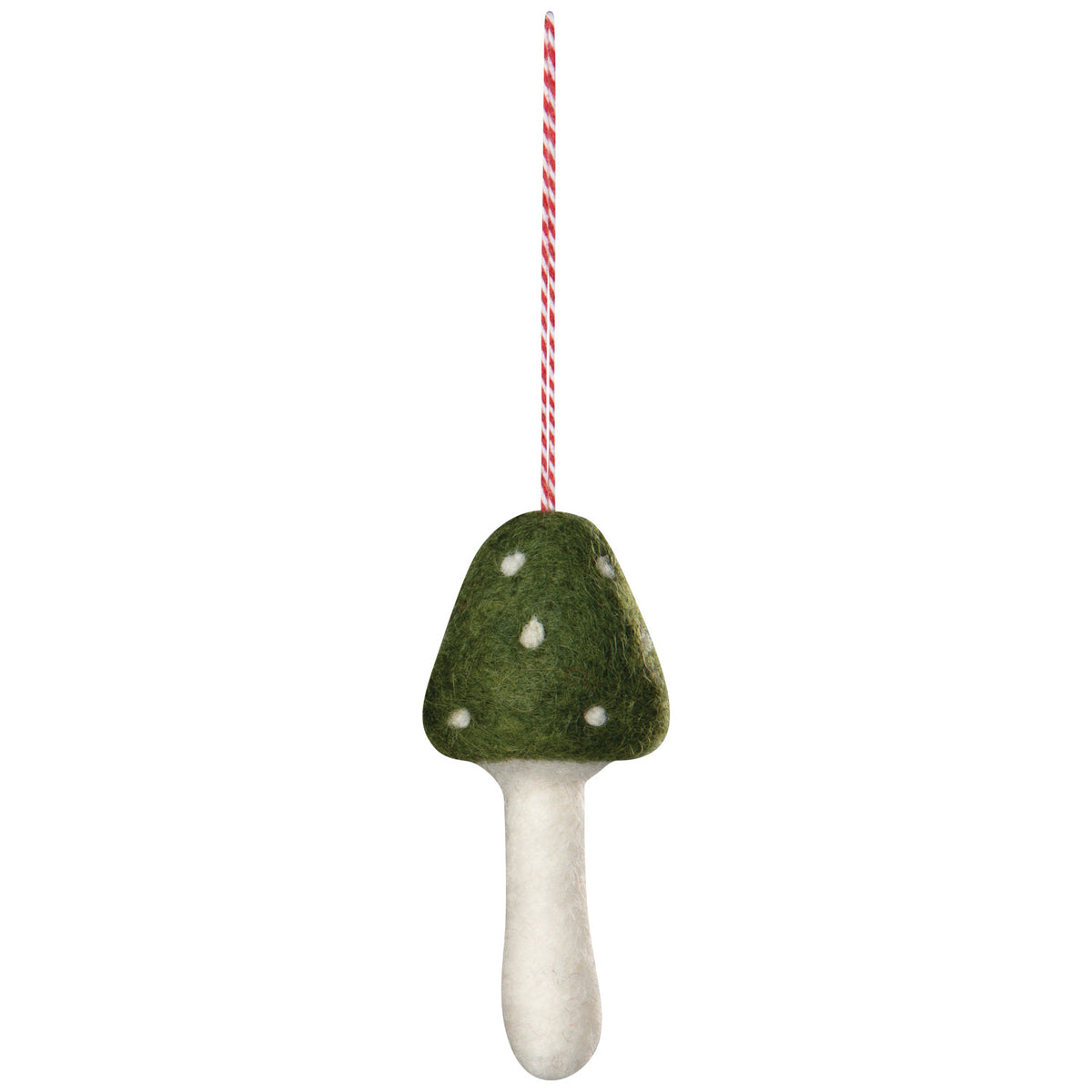 Felt Toadstool Ornaments, 1 per