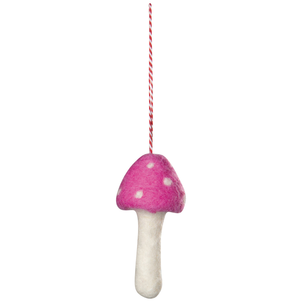 Felt Toadstool Ornaments, 1 per