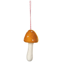 Felt Toadstool Ornaments, 1 per
