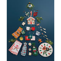 Gumdrop Lane Christmas Felted Wool Trivet
