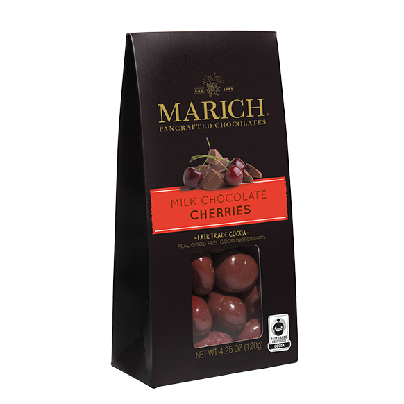 Marich Milk Chocolate Cherries, 4.25oz