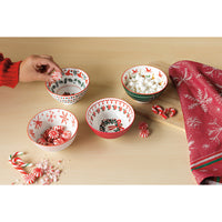 Santa's Reindeer Christmas Bowl