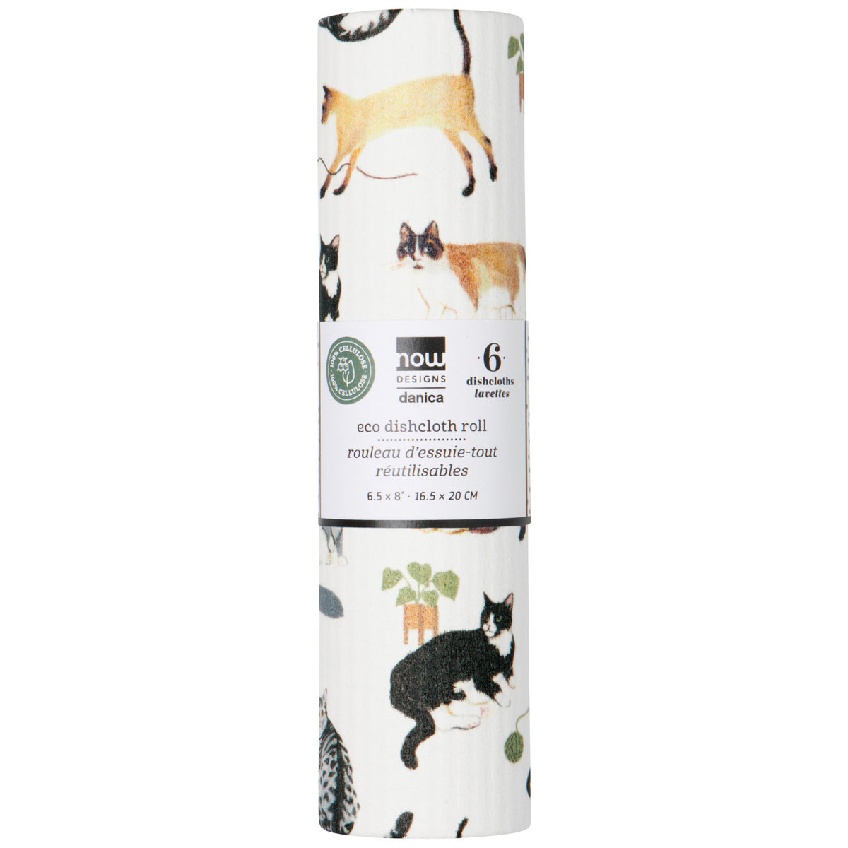 Countryside Eco Dishcloth Roll of 6