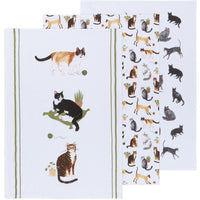 Cat Lover Dishtowels, Set of 3
