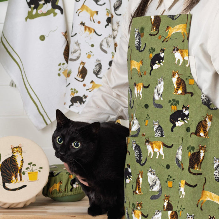 Cat Lover Dishtowels, Set of 3