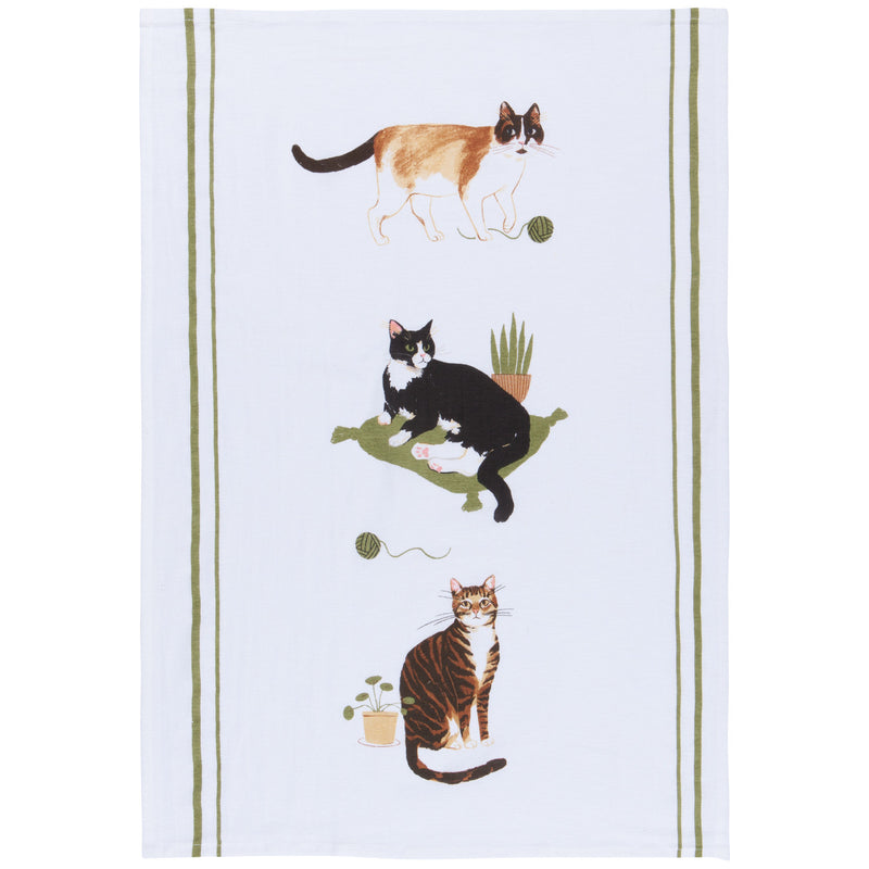 Cat Lover Dishtowels, Set of 3
