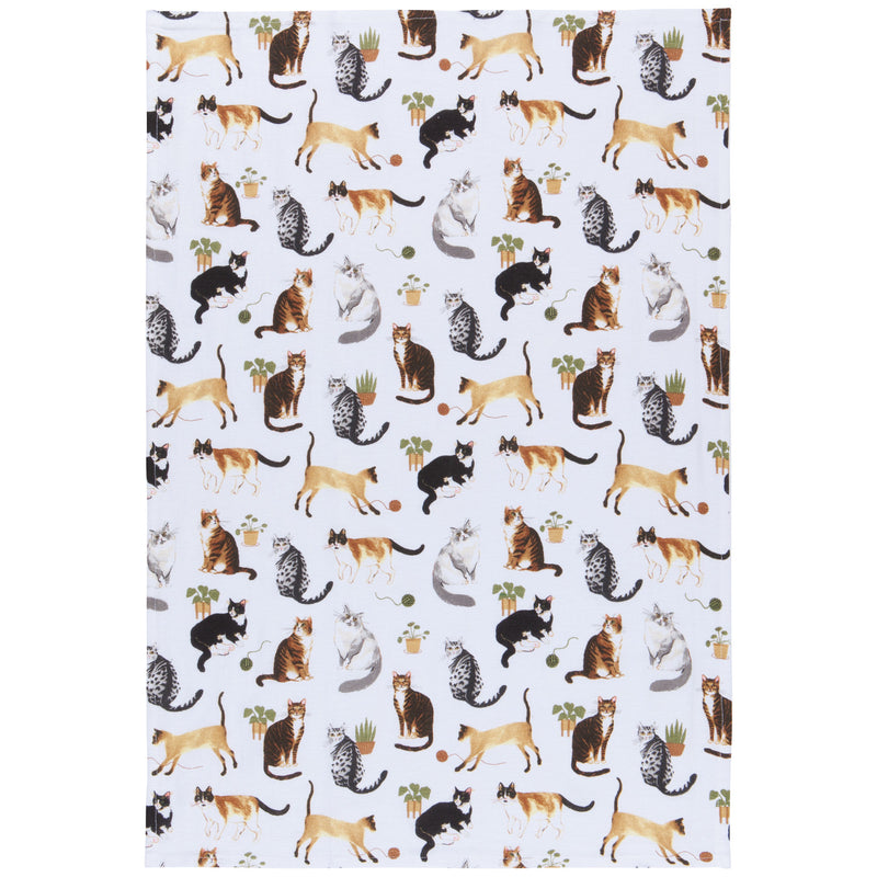 Cat Lover Dishtowels, Set of 3