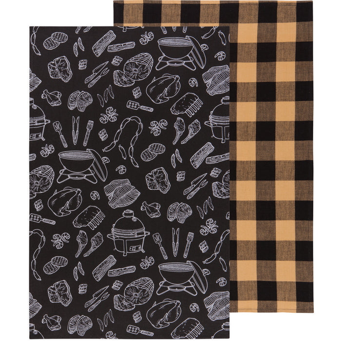 On the Grill Towels, Set of 2