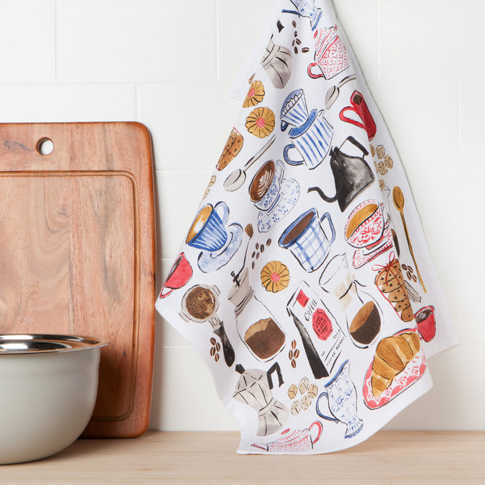 Coffee Break Dish Towel